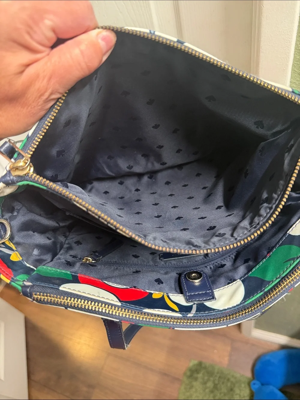 Kate Spade Dawn Breezy Nylon Floral Satchel Purse